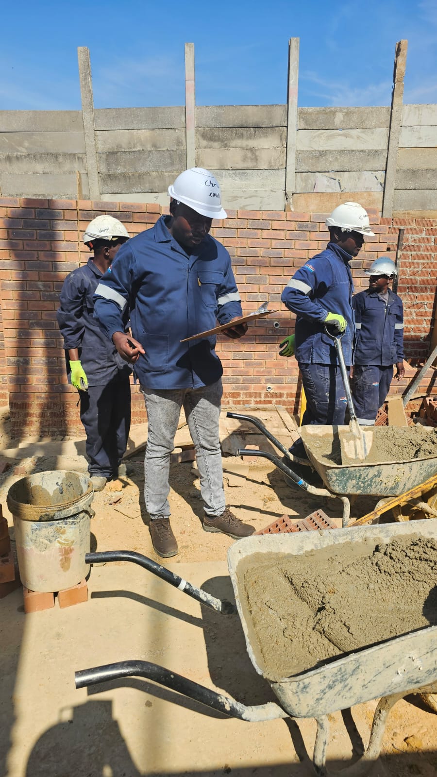 Foundation ready for concrete pour